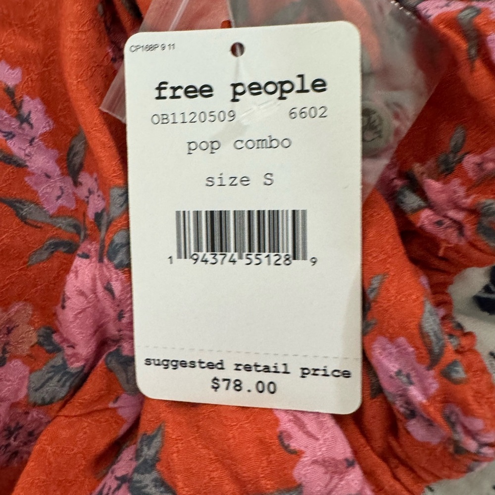 Free people top, size small